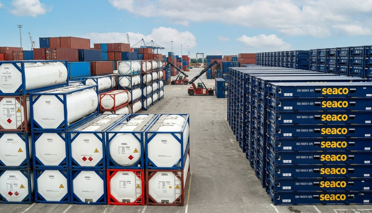 Containers at dammam