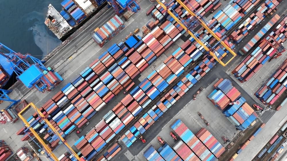 Containers at dammam